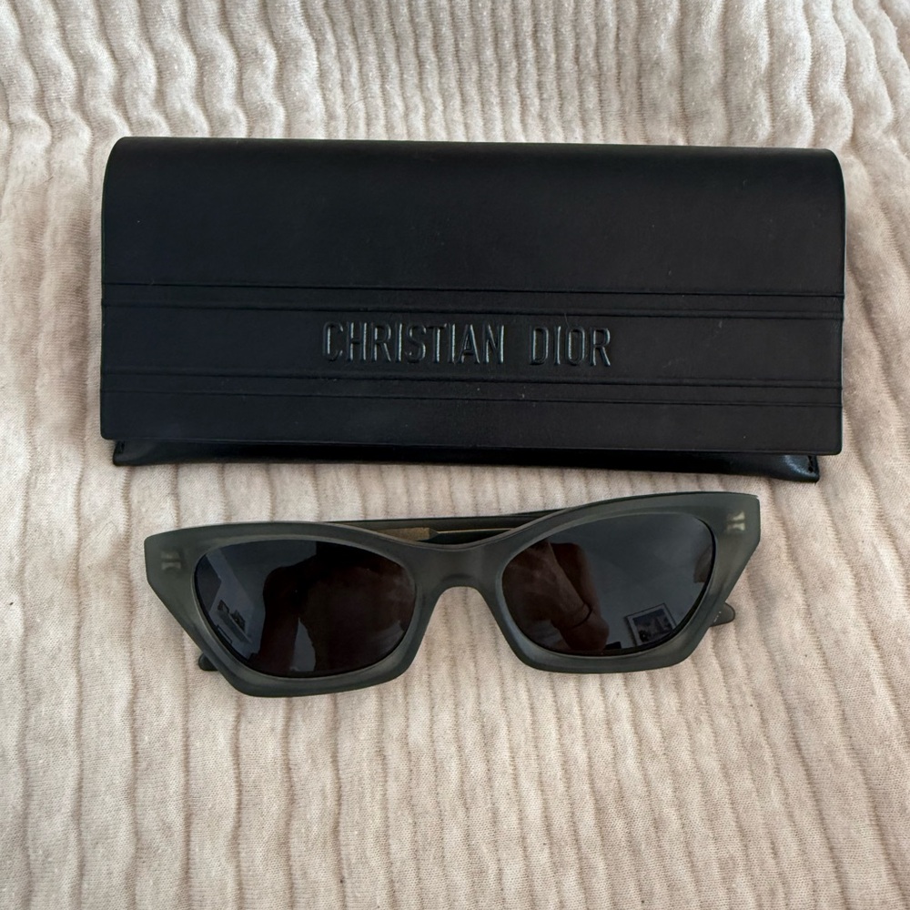 Dior Gray Sunglasses with Black Case